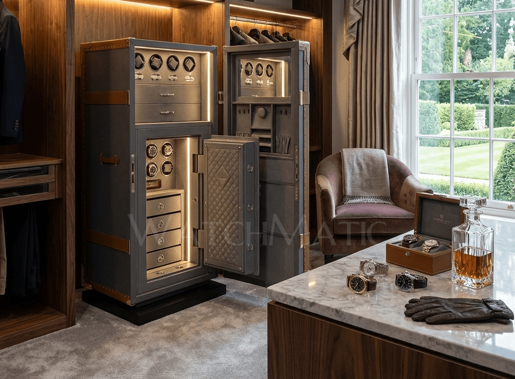 Best Floor-Standing Watch Safe Cabinets for Home Offices - WatchMatic