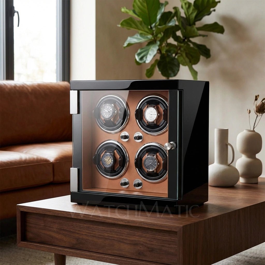 WatchMatic Bruno Quad Watch Winder 14:100010417IB 36D-04 - WatchMatic