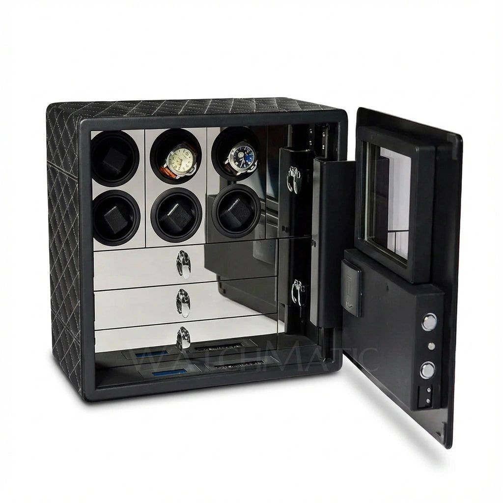 WatchMatic Kovra Vault Series 6 - Watch Winder Safe Box - WatchMatic