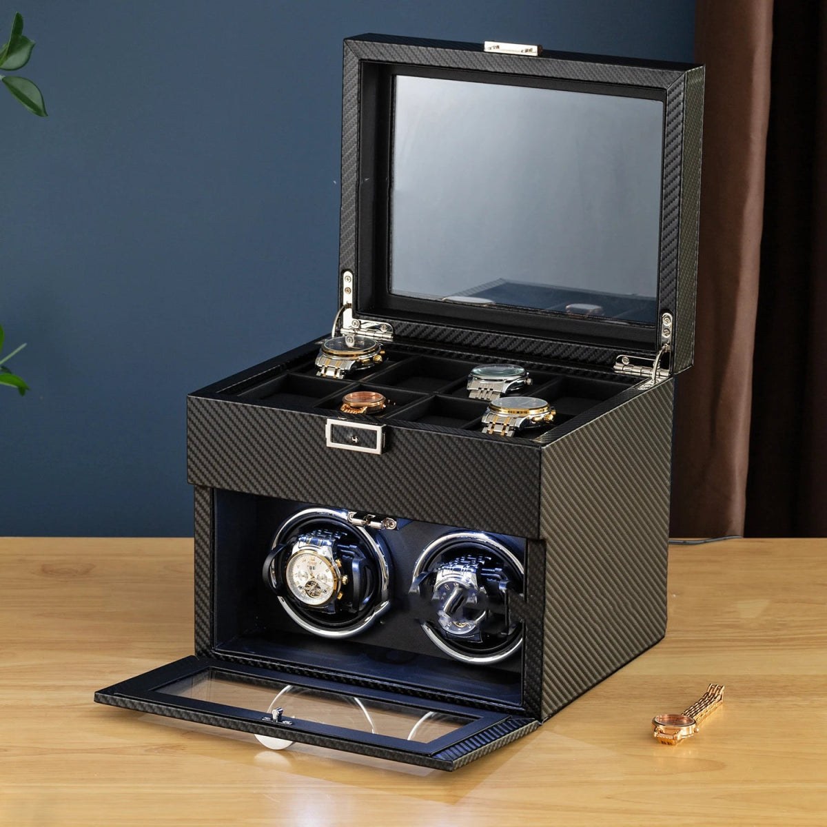 Strix Trunk Double Watch Winder - WatchMatic