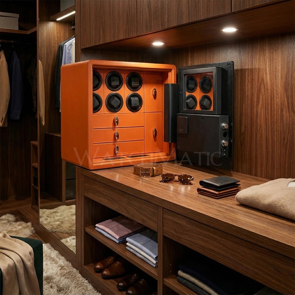 WatchMatic Kovra Vault Series 6 - Watch Winder Safe Box - WatchMatic