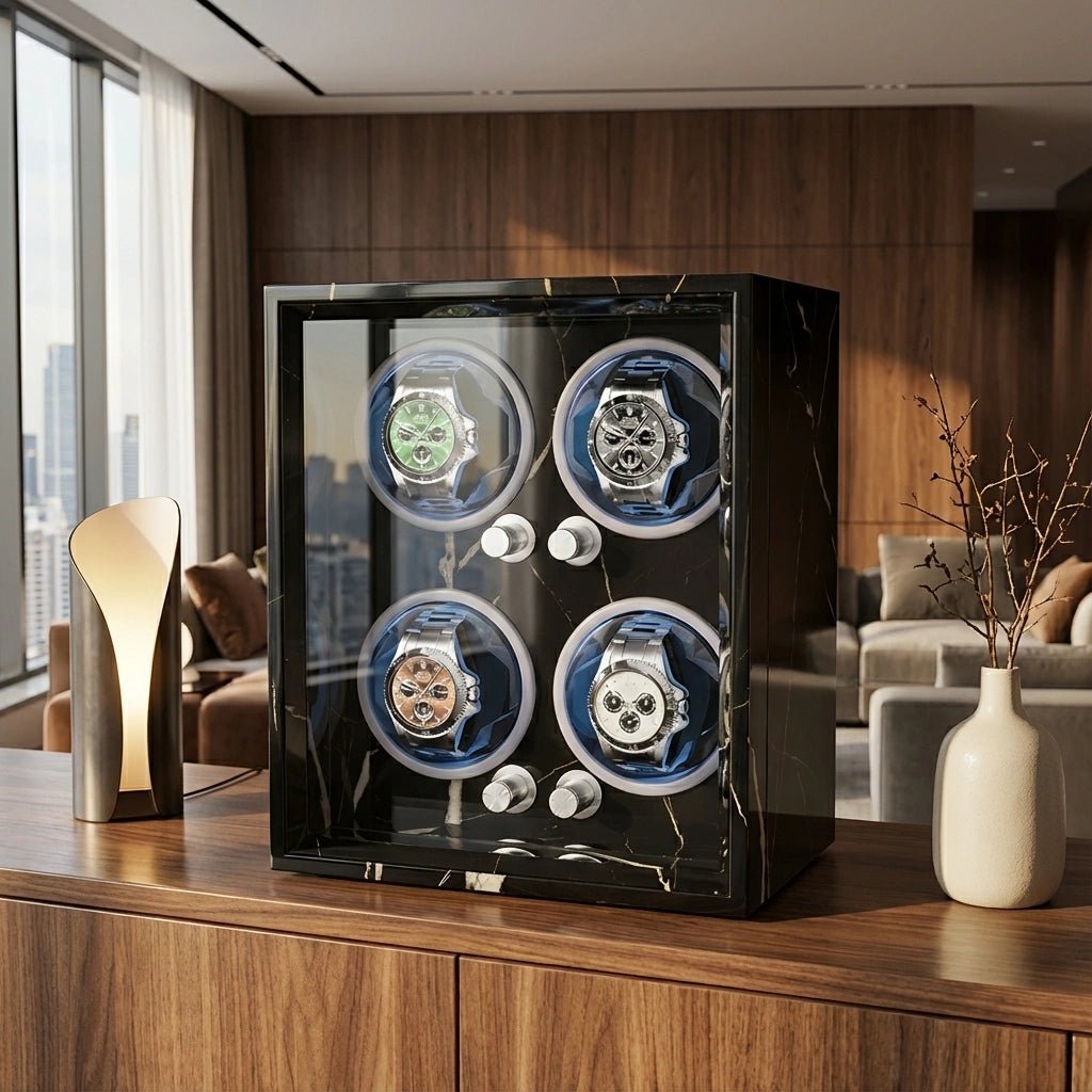 buy Regis Quad Watch Winder at WatchMatic with free shipping